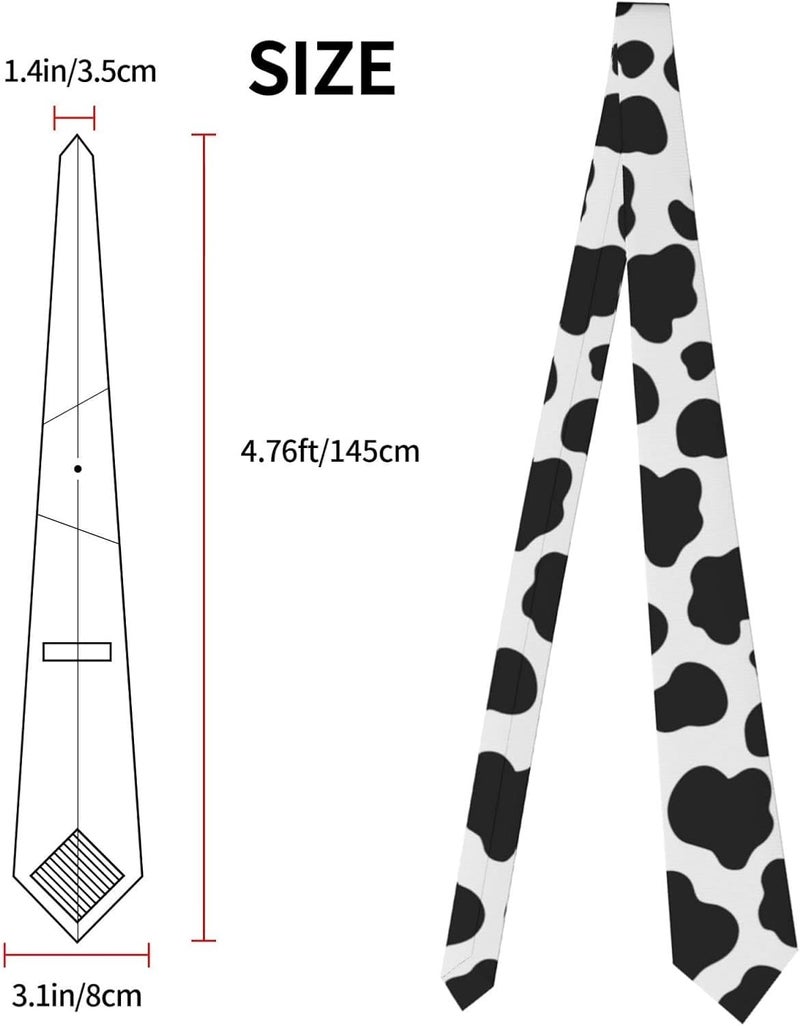 Yilad Tie for Men and Boy Novelty Fun Full Print Men's Necktie Skinny Fashion Narrow Wide - Image 1
